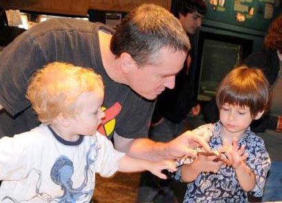 Touch Tank Visitors